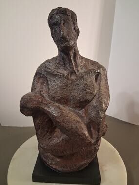 Austin Production MODERN MAN Sculpture 17" Tall RARE Kinder Collection